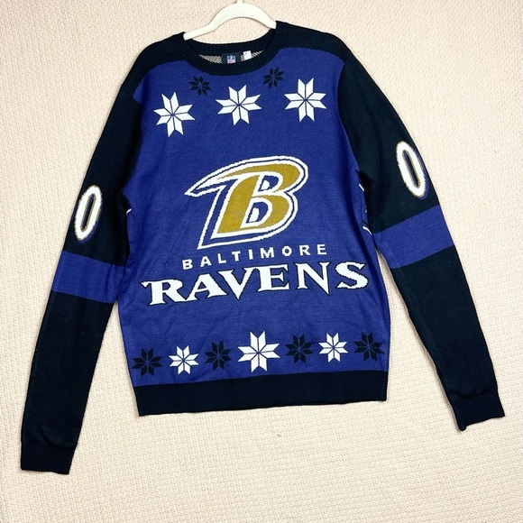 Baltimore Ravens Purple Sweater Unisex XL - Picture 6 of 9